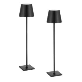 Cordless Table Lamp, 2-Pack, 5200mAh Built-in Rechargeable Battery Desk Lamp, Stepless Dimming Up, 3 Adjustable Heights
