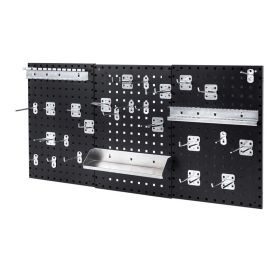 Household Wall-Mounted Pegboard Kit for Garage Workshop