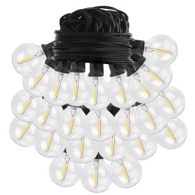 25FT Decorative Globe String Lights Outdoor Indoor 25Pcs Bulb Light Strings Fairy String Lamps for Garden Lawn Patio Cafe Party (Option: StringLight25FTUS)